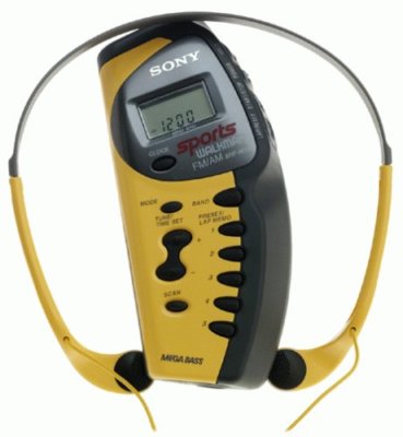 Sony SRF-M73 Sports Walkman AM/FM Stereo with Mega Bass Stop Watch