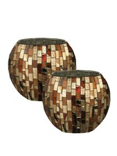 Dale Tiffany San Luis Art Glass Candle Morgana Crystal Table Lamp by Dale