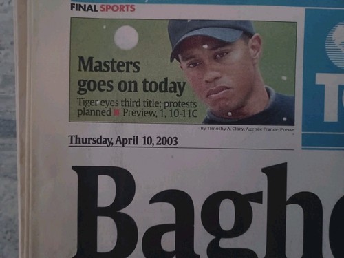 USA Today April 10, 2003 "Baghdad Falls" Issue, Complete - Picture 2 of 8