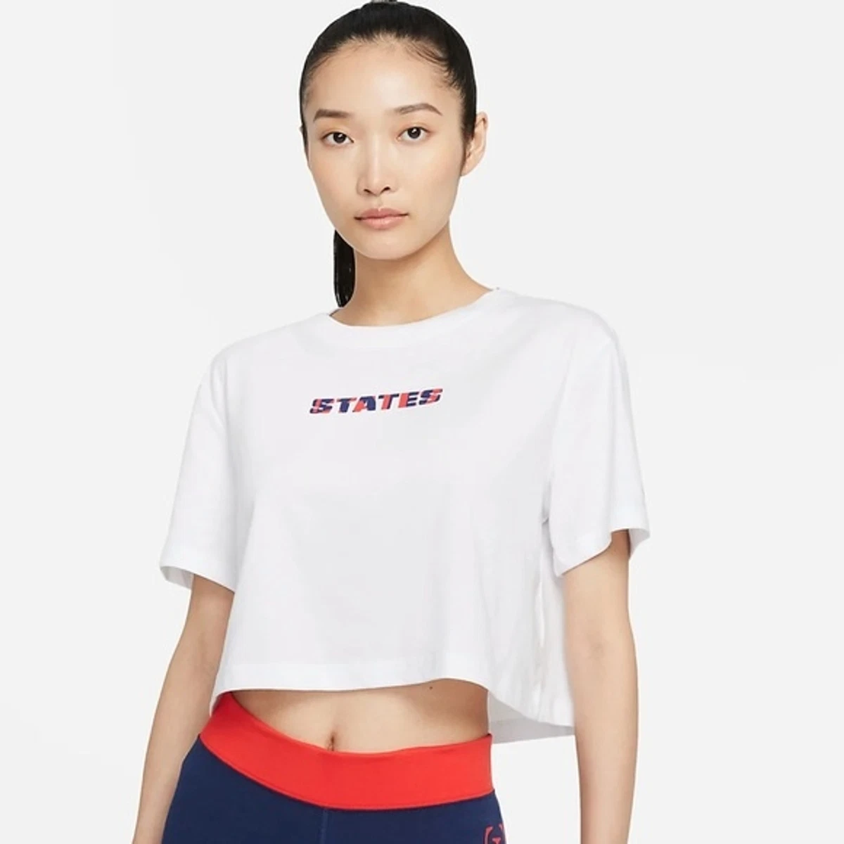 Womens nike top crop t shirt