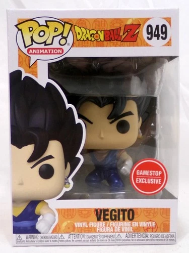 Funko Pop! 949 Vegito Gamestop Exclusive Metalic Dragon Ball Z Animation 2021