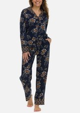 New, Vera Bradley Women  s 2- Piece Pajama Set Long Sleeve Top  Pants Medium
