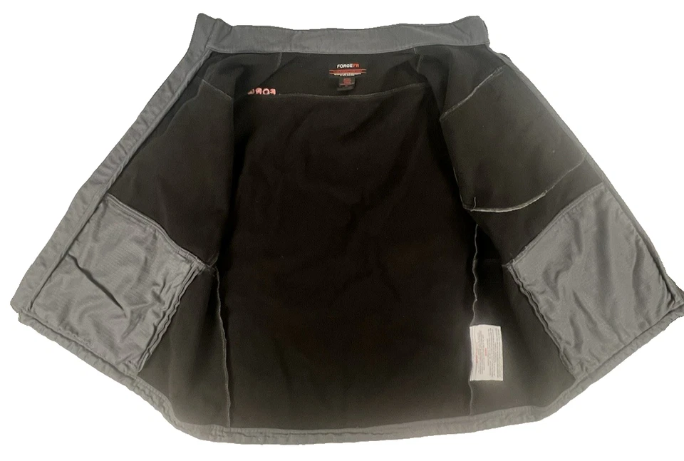Forge FR Work Vest Men 3xl Gray Flame Resistant Ripstop MFRTVO-10041 NFPA 2112 - Image 3 of 4