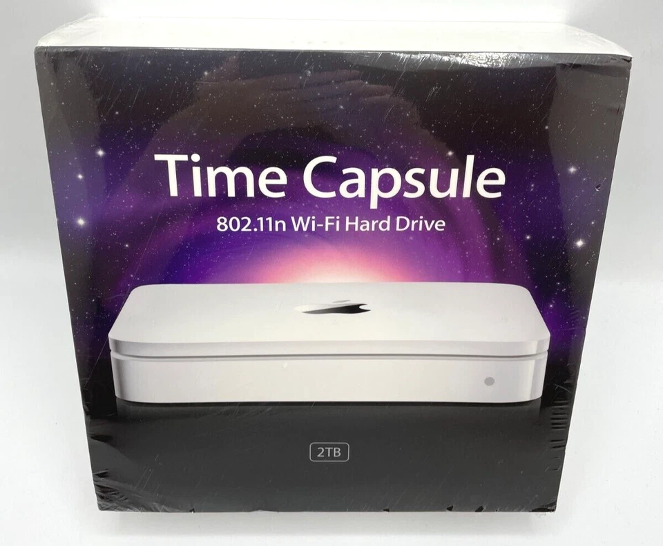 Apple Time Capsule  802.11n Wi-Fi  Hard Drive  2TB  Time Machine Wireless Backup - Image 2 of 4