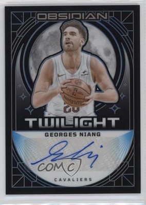 2023-24 Panini Obsidian Electric Etch Blue 15/30 Georges Niang #TS-NIA Auto 1a07
