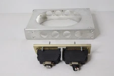 Bendix King KC 140 Flight Computer Mounting Tray / Backplate / Connectors