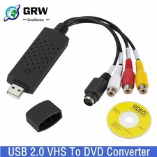 USB 2.0 Audio Video VHS to DVD VCR PC HDD Converter Adapter Digital Capture Card