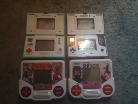 Game&watch Bomb Sweeper&Donkey Kong 2, tiger electronics Megaman 2 and Shinobi