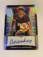 2025 Leaf Metal Women Of Sport Aneesah Morrow Auto Silver Card Sun WNBA #8/10