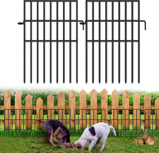 Animal Barrier Fence, 25 Panels No Dig Fences, 17In H X 27Ft L Garden Fence An
