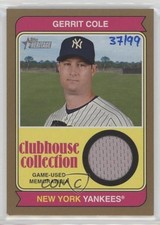 2023 Heritage High Number Clubhouse Collection Relics Gold 37/99 Gerrit Cole b5f