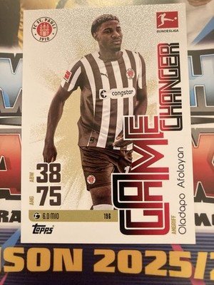 Match Attax Bundesliga 25/26 Game Changer 196 Oladapo Afolayan FC St. Pauli