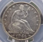 1854 "O" Seated Liberty Half Dollar *ARROWS* 50c PCGS XF45 #568 Extra Fine ECC&C