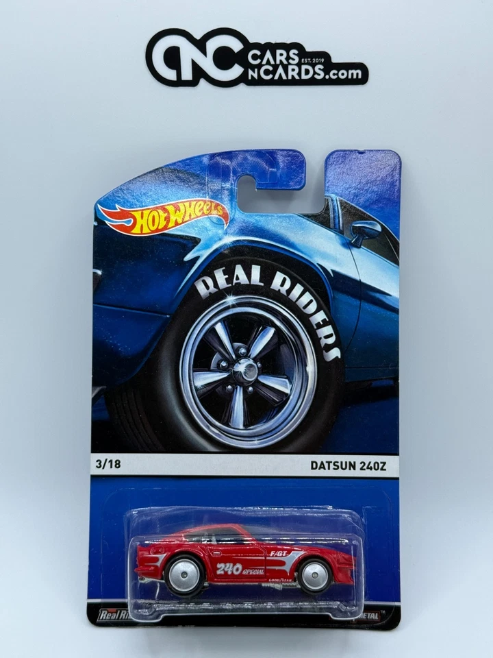 2015 Hot Wheels Real Riders Series 3/18 Datsun 240Z With Protector - Image 3 of 4