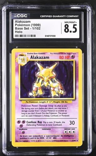 Alakazam graded CGC 8.5 for sale on eBay