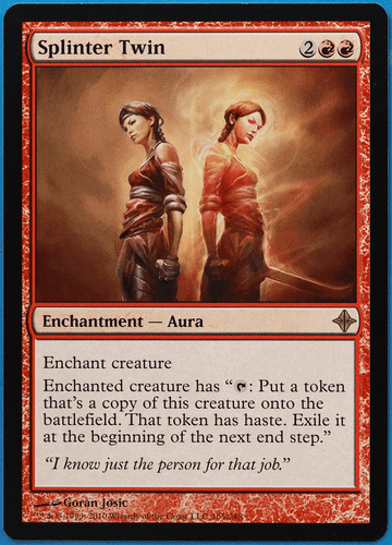 Splinter Twin Rise of the Eldrazi NM Red Rare MAGIC CARD (ID# 504262) ABUGames - Picture 1 of 2