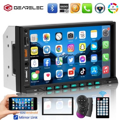 7''Autoradio mit Dual USB AUX Bluetooth Mirrorlink FM for IOS/Android SWC Remote