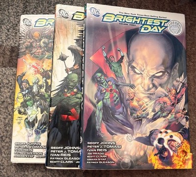 DC Comics Brightest Day Hardcover Vol 1-3 Geoff Johns JLA Green Lantern Lot