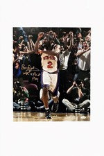 Larry Johnson Signed 16x20 Photo Mr 4 Point Play JSA Witness COA Knicks