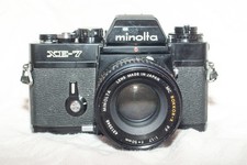 Minolta XE7 (XE-7) 35mm Film Camera w/ MC 50mm f1.7 Lens - TESTED - Leica DNA