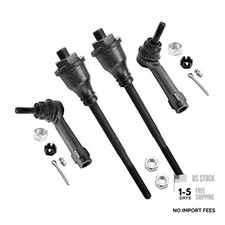 4pcs Front Suspension Kit Inner And Outer Tie Rod Ends Replacement for 1999