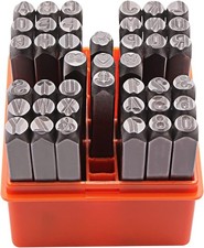 41-Piece Number  Letter Metal Stamping kit, 6MM 1/4"  A-Z  0-9  /  /Ancho...