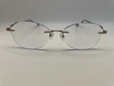 YOJI 35-001841 18-145 GOLD RIMLESS EYEGLASS FRAMES*