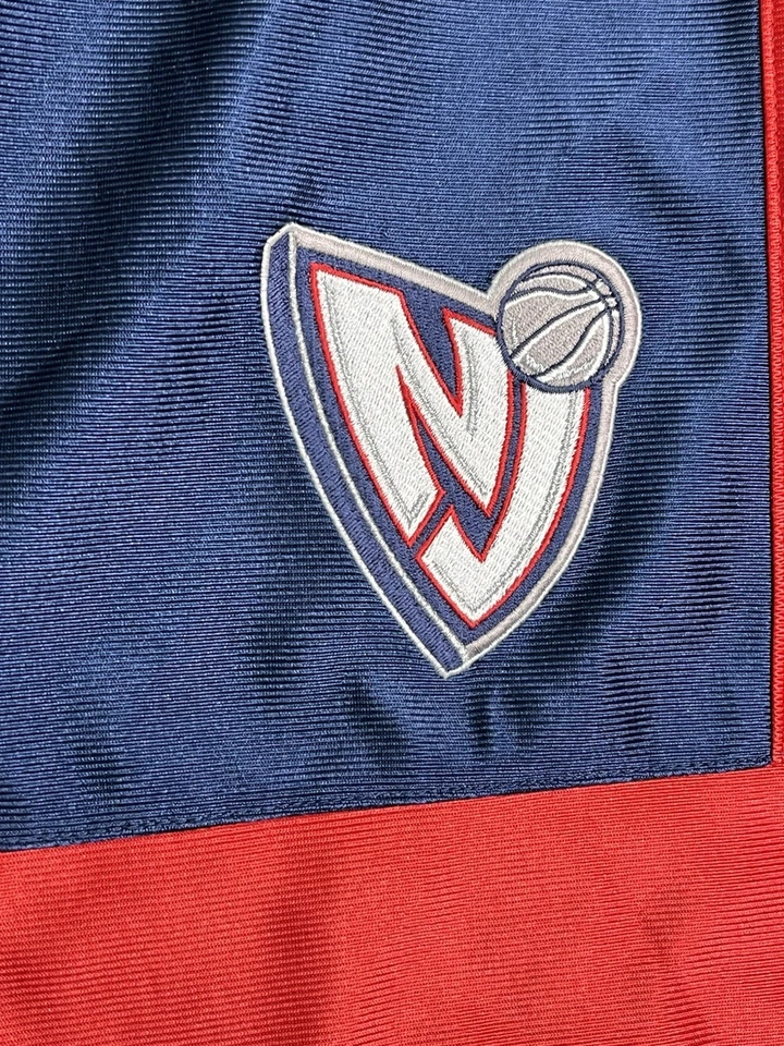 Pantalones Cortos de Baloncesto Vintage Nike NBA Nueva Jersey NETS Talla 2XL Azul Satinado Foto 3 de 4