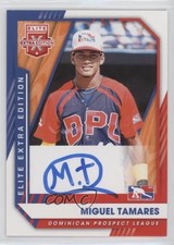 2021 Panini Elite Extra Edition Signatures Miguel Tamares #220 Auto 4f5