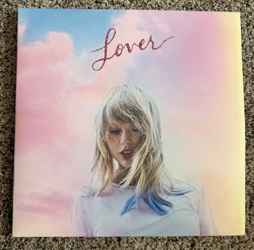 Taylor Swift - Lover (SEE DETAILS) Record, 2019 Pink Blue Vinyl LP NEW Sealed