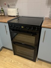 Image of Hotpoint HDM67V9CMB/UK 60cm Double Oven Ceramic Electric Cooker - Black
