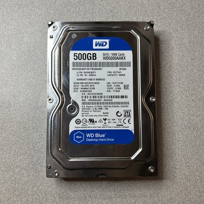 Western Digital 500GB,Internal,7200 RPM,3.5inch (WD5000AAKX) Hard Drive