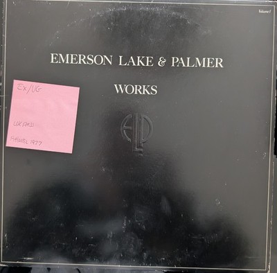 Emerson Lake & Palmer Works Vinyl Record EX/VG K80009 1977