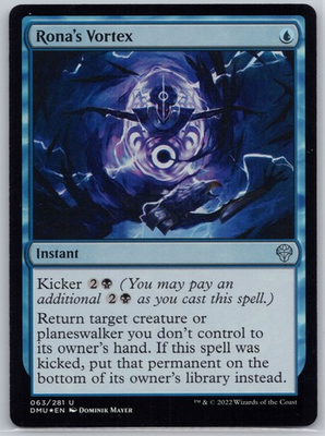 #ad Rona#x27;s Vortex Foil 63 DMU: Dominaria United NM $1.75