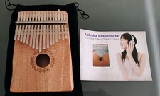 Sustainable 17 Key Kalimba Thumb Piano Portable Mbira Finger Instrument   