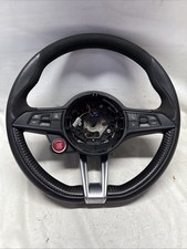 17-22 Alfa Romeo Giulia Quadrifoglio Carbon Fiber Steering Wheel Wred 1581 Oem