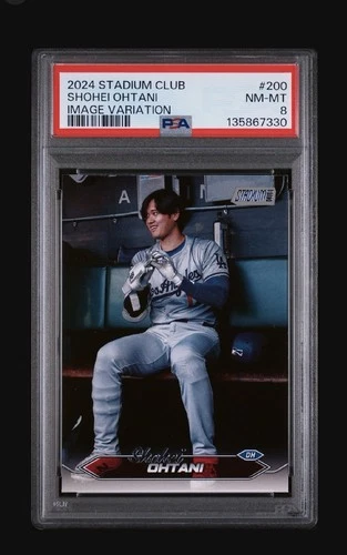 2024 Topps Stadium Club - Shohei Ohtani #200 PSA 8