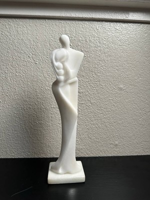 Tall White Ceramic Vintage Figure Good Condition