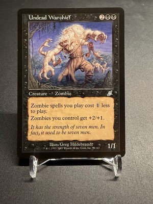 MTG Undead Warchief Scourge Rare Zombie Lord NM Oldschool Commander
