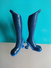 "WINX" stivali per Bambola Strega "ICY", edizione speciale, 2007, blu glitter.