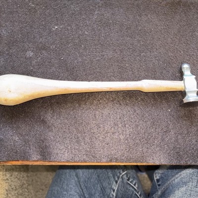 Bead Smith Tools - Chasing Hammer - 10.5  long, 1 1/8  diameter