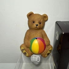 Ibis And Orchid Design Teddy Bear Night Light Childs