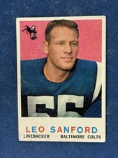 1959 Topps #149 Leo Sanford Baltimore Colts GOOD