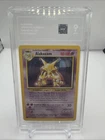 1999 POKEMON BASE SET UNLIMITED #1 ALAKAZAM-HOLO TAG 9 🔥