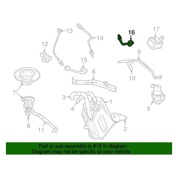 For Jeep Liberty 2002-2003 Mopar 56041952AA Oxygen Sensor - Imagem 3 de 4
