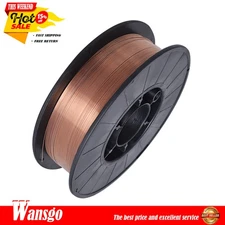 ER70S-6 .035" (0.9mm) Mild Steel MIG Welding Wire 11-Lb Roll 1 Pack