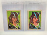 (2) Sinister Smile 1966 Topps Batman Black Bat #27 RC SUPER