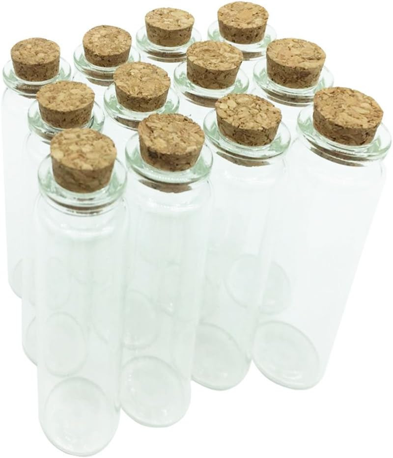 With Cork Stoppers, Small Jars With Cork Lids, Tiny Glass Bo