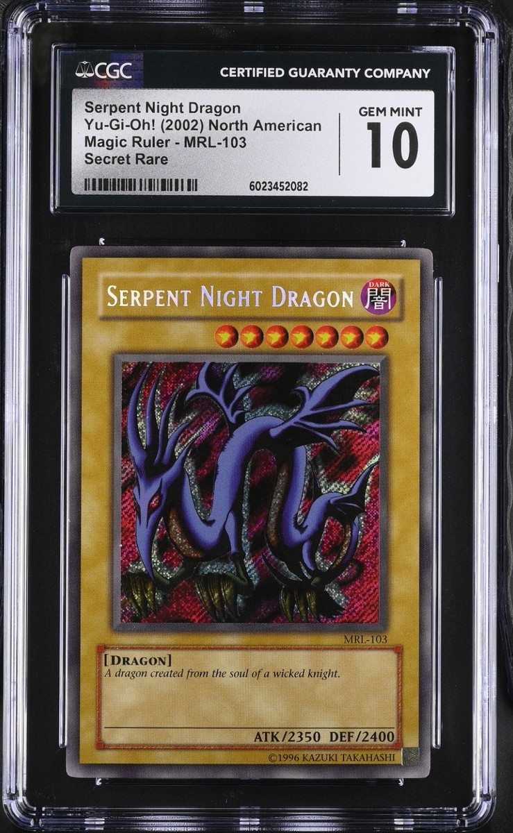 CGC 10 Serpent Night Dragon MRL-103 Magic Ruler Secret Rare Yu-Gi
