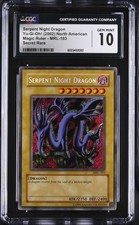 CGC 10 Serpent Night Dragon MRL-103 Magic Ruler Secret Rare Yu-Gi-Oh! 2002